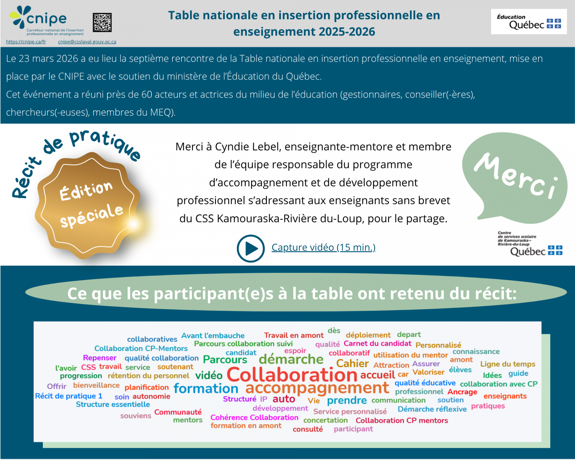 Septième rencontre de la Table nationale - 23 mars 2026